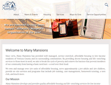 Tablet Screenshot of manymansions.org